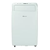 Bauknecht PACF29HP W BK Mobiles Klimagerät zum Kühlen und Heizen/Smarte Sensortechnik/Komfort Schlafmodus/ 9.000 BTU-h/Energie Klasse Kühlung A+, Energie Klasse Heizen AA++/Farbe weiß-grau