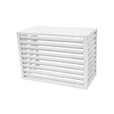 Verkleidung Klimaanlage Außengerät Groß Klima Splitgerät Abdeckung Für Klimaanlage Außen Wärmepumpen Verkleidung, Geeignet Für Externe Klimageräte, Weiß (Color : White, Size : 100 * 70 * 50cm)