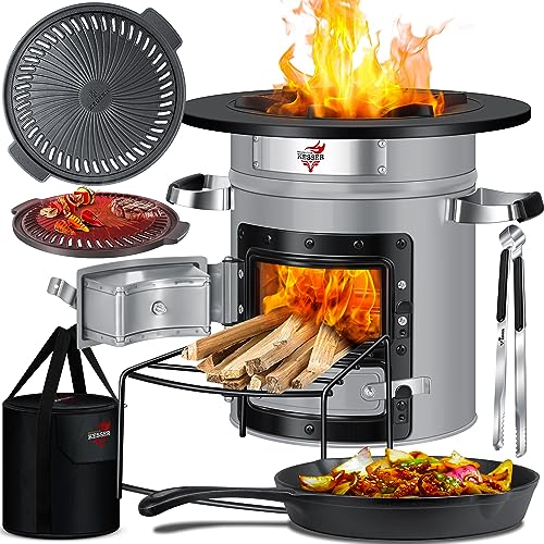 Kesser Raketenofen mit top BBQ Zubehör Set