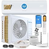 Danyon Klimaanlage Split - 12000 BTU - 3,4 kW, Selbstreinigung, leise, Smart Home, Inverter Klimagerät mit Heizfunktion, Splitgerät vorgefüllt mit R32 Kältemittel, Timer, bis 59 m2, 5m Komplettset